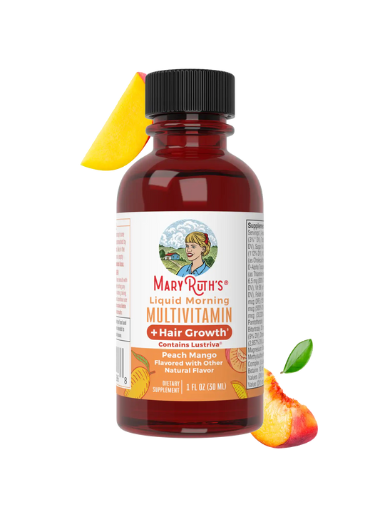 Liquid Morning Multivitamin + Hair Growth Travel Pack