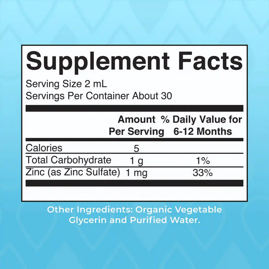 Organic Infant Liquid Zinc
