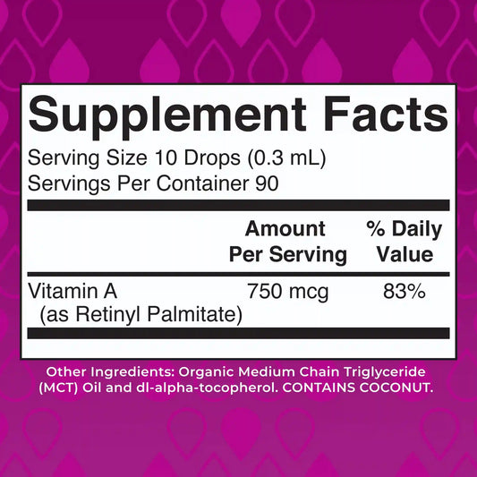 Vitamin A Organic Liquid Drops