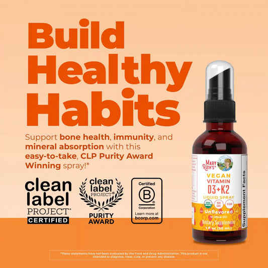 Organic D3 + K2 Spray