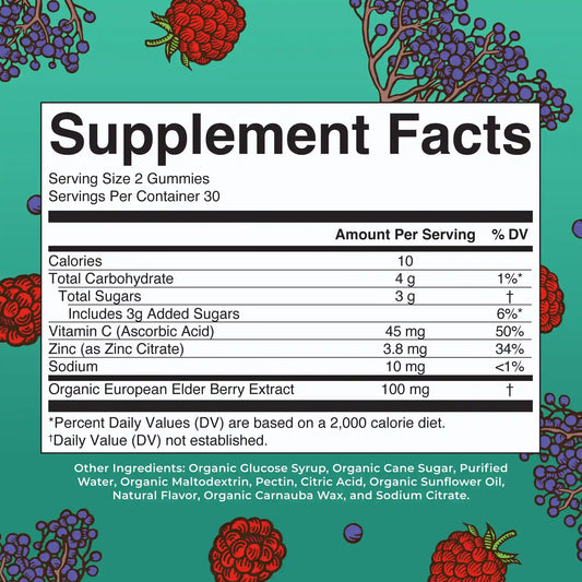 Organic Kids Immunity Gummies