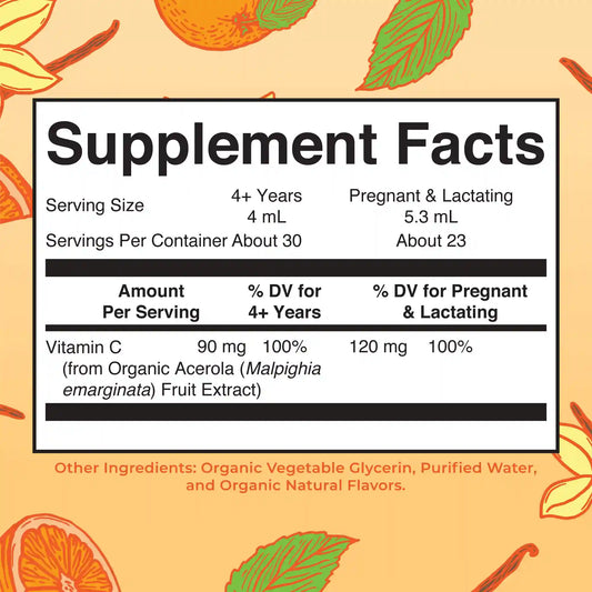 Organic Vitamin C Liquid Drops